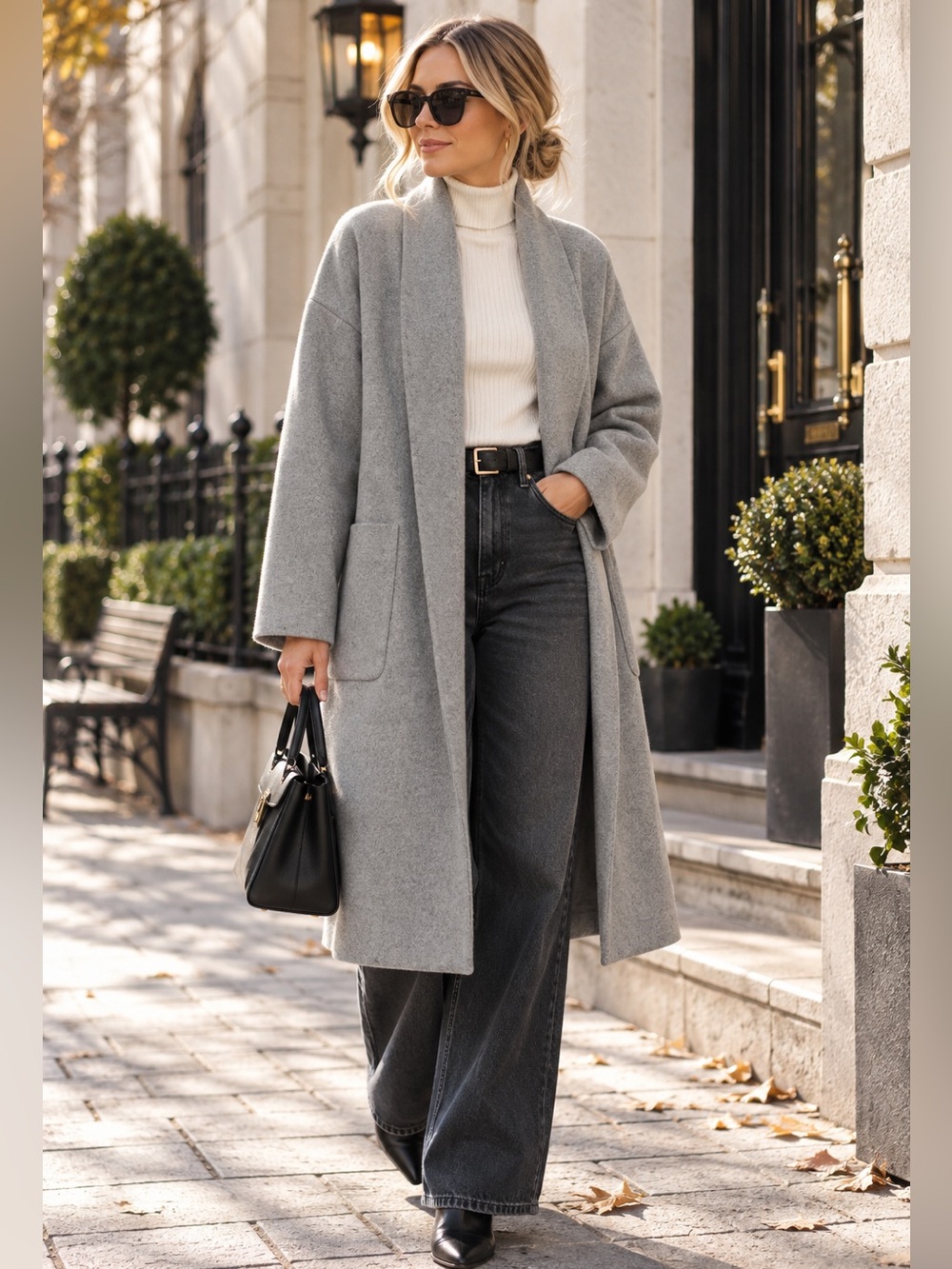 Fabulous Longline Open-Front Coat